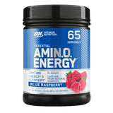 Pote de 65 servicios de Essential AmiN.O. Energy de Optimum Nutrition sabor blue raspberry
