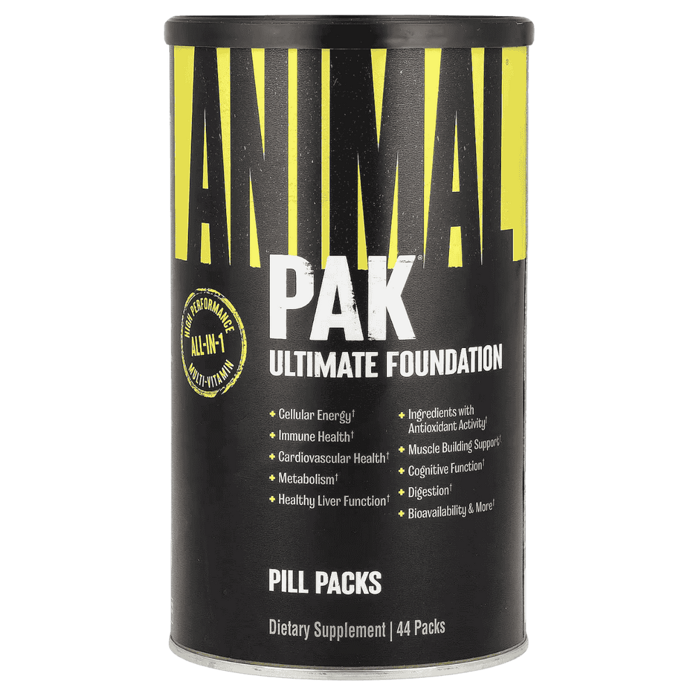 Pote de Animal Pak de 44 sobres (packs) individuales, el pack de entrenamiento original.