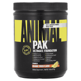 Pote del Animal Pak en polvo de 30 servicios, sabor naranja.