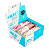 Caja con 12 unidades de las Barras de Proteína Smart de Smart Nutrition.