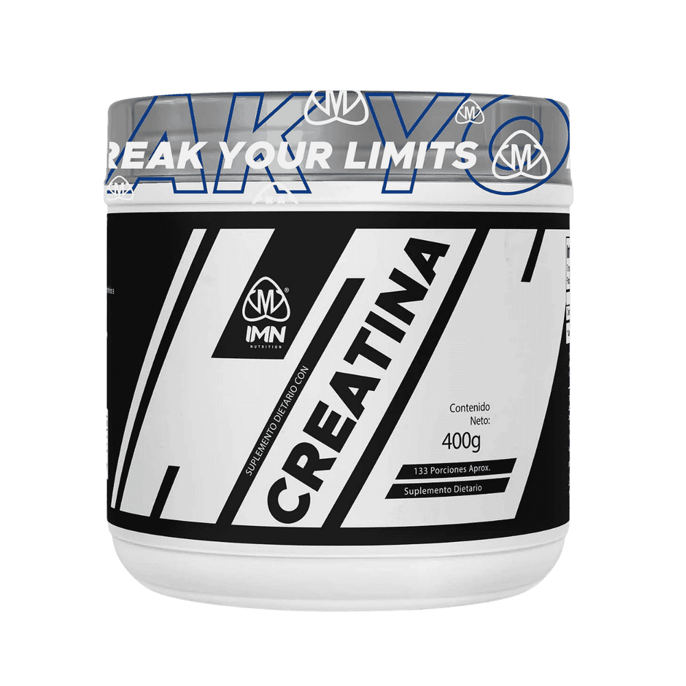Pote de Creatina Monohidratada de IMN, 133 servicios.