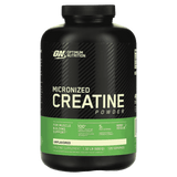 Pote de Creatine Powder de Optimum Nutrition (ON), 120 servicios de creatina monohidratada.