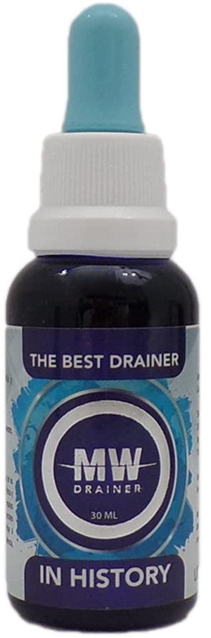 Frasco de 30ml del Drenador MW, diurético natural para reducir hinchazón.