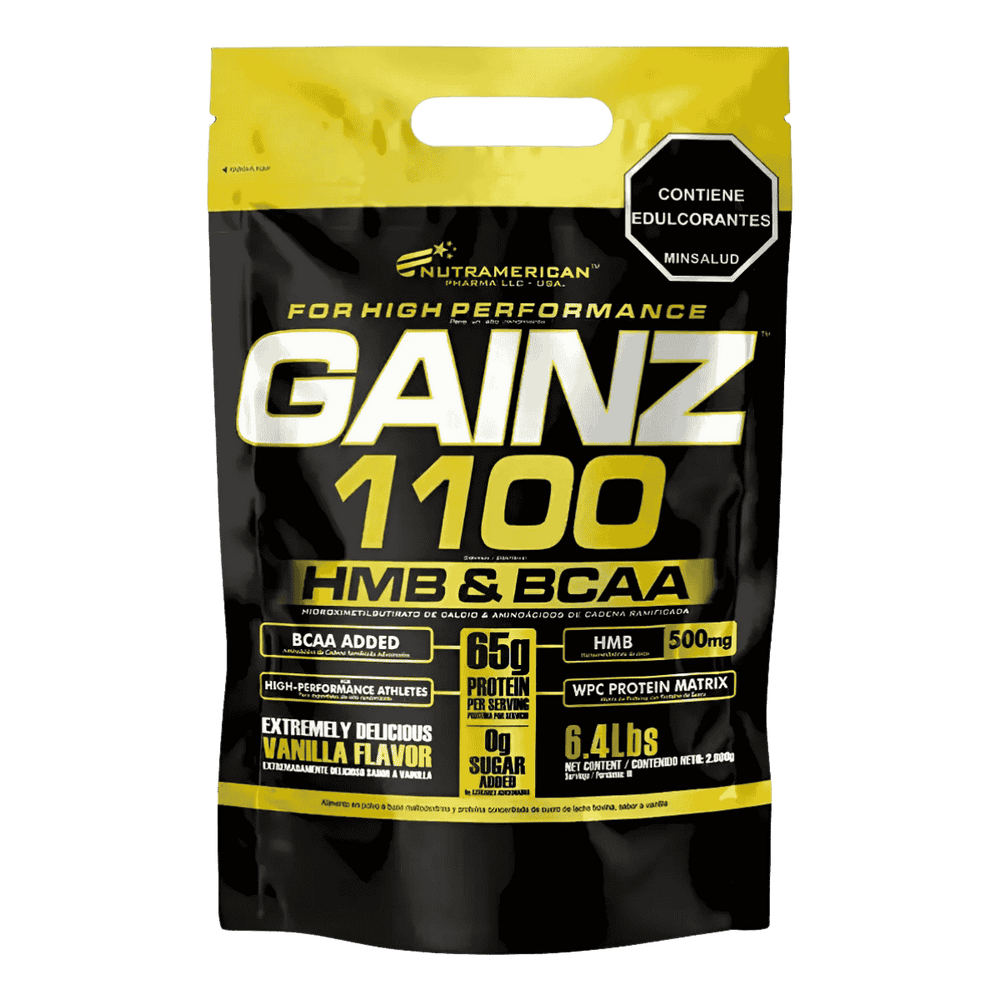 Bolsa de 6.4 libras de Gainz de Nutramerican, ganador de peso.