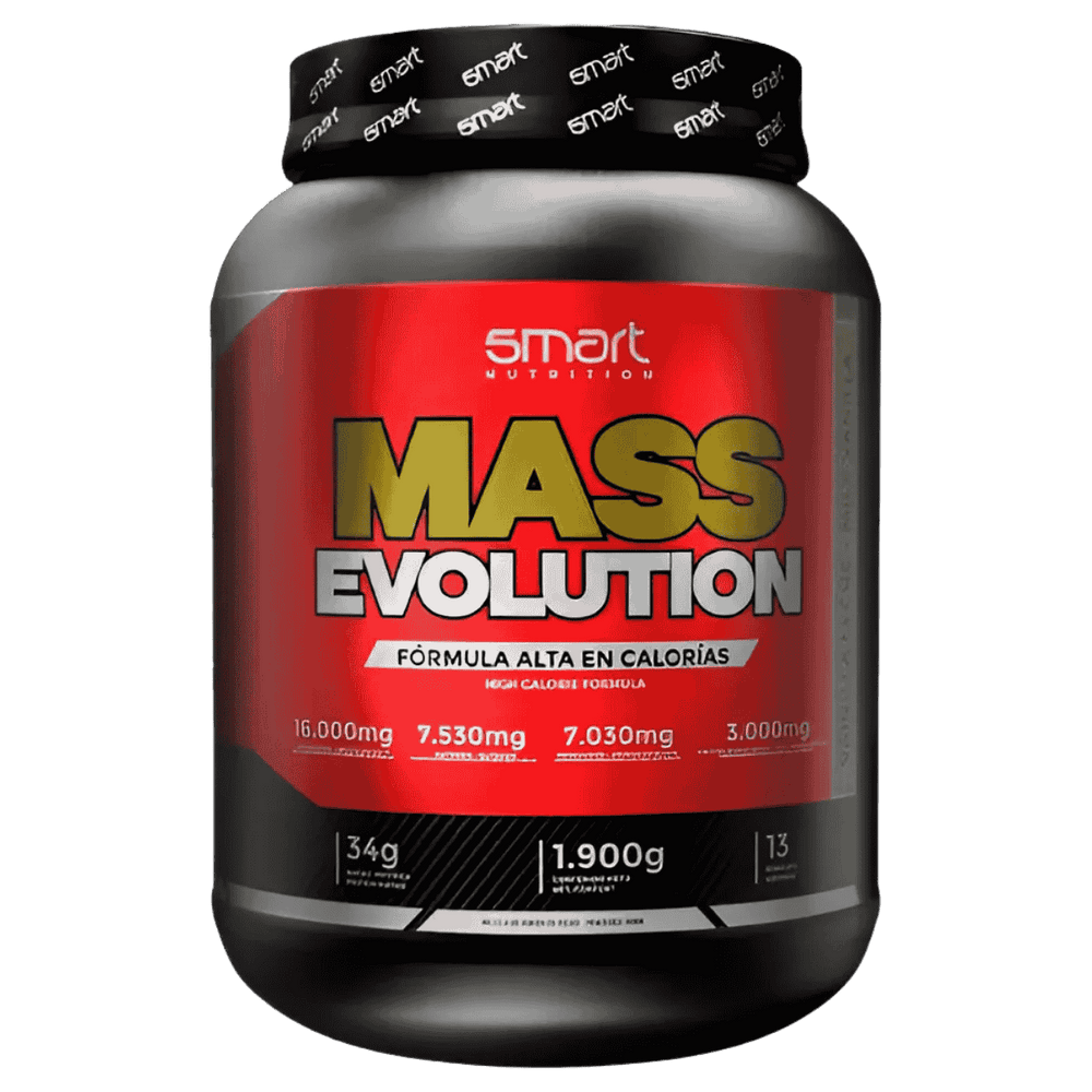 Pote de 4 libras de Mass Evolution, el ganador de peso de Smart Nutrition.