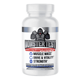 Frasco de Monster Test, 120 tabletas del potenciador de testosterona.