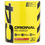Pote de 30 servicios del pre-entreno C4 Original de Cellucor fruit punch.
