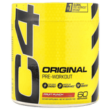 Pote de 60 servicios del pre-entreno C4 Original de Cellucor.