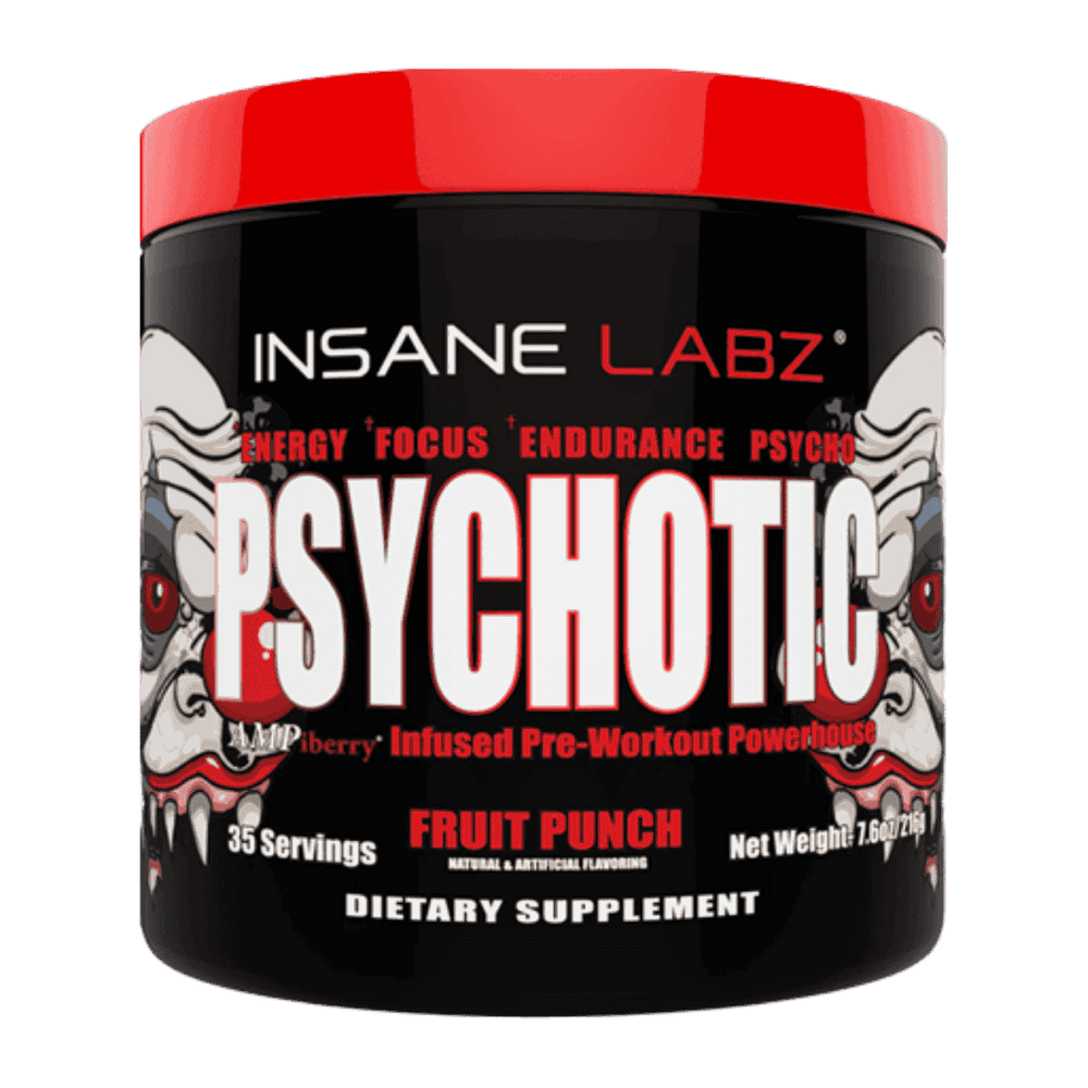 Pote del pre-entreno original Psychotic de Insane Labz, el suplemento de energía extrema.
