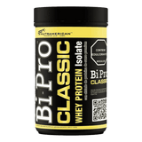 Pote de 1 libra de Bipro Classic de Nutramerican, proteína aislada pura.