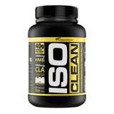 Pote de 2 libras de Iso Clean de Nutramerican, proteína aislada cero carbohidratos.