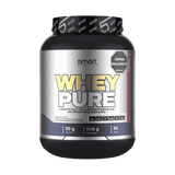 Pote de 2 libras de Whey Pure de Smart Nutrition, proteína aislada sabor fresa.