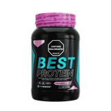Pote de 2 libras de Best Protein de Proscience sabor strawberry fusion.
