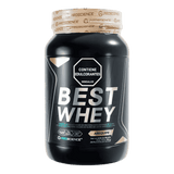 Pote de 2 libras de Best Whey de Proscience sabor arequipe, proteína de suero para masa muscular.