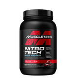 Pote de 2 libras de Nitro-Tech Performance Series de Muscletech sabor milk chocolate.