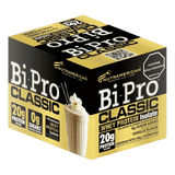 Caja con 18 sobres (sachets) de la proteína aislada Bipro Classic.