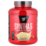 Pote de Syntha-6 de BSN de 5 libras, proteína multi-fase sabor Vainilla Ice Cream.