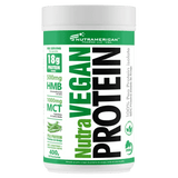 Pote de 400 gramos de Nutra Vegan Protein de Nutramerican.
