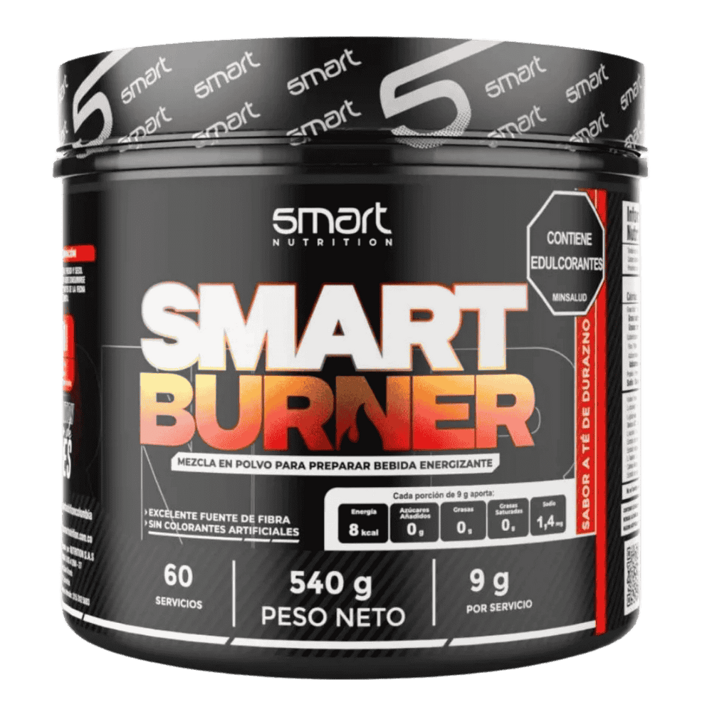 Frasco de Smart Burner de Smart Nutrition, 60 servicios de quemador de grasa.