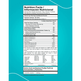 Tabla nutricional de la proteína Best Protein de Proscience.