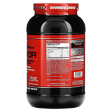 Tabla nutricional de la proteína Carnivor, mostrando su alto contenido de proteína de carne y creatina.