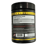 Información nutricional de la Creatina MSL, mostrando monohidrato de creatina puro.