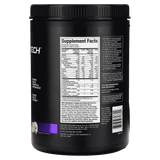 Tabla nutricional de Mass-Tech Extreme 2000, mostrando su masivo aporte calórico.