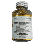 Tabla nutricional del Omega 3 de Dimetrix, mostrando el contenido de EPA y DHA.