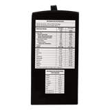 Tabla nutricional de la proteína hipercalórica TNT de 10 libras.