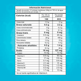Tabla nutricional del ganador de peso Smart Gainer de 6 libras.