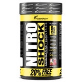 Pote de los aminoácidos en polvo Nitro Shock de 405 gramos de Nutramerican.

