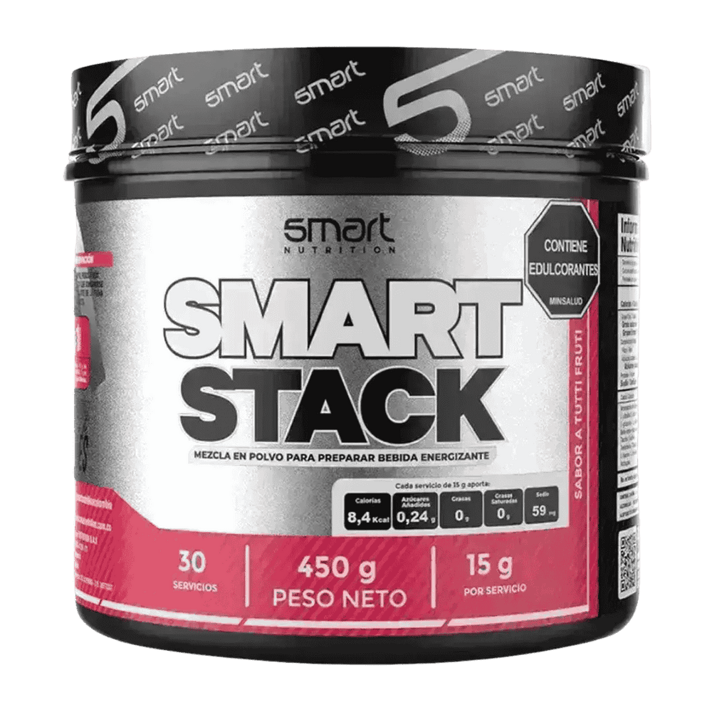 Pote de Smart Stack de Smart Nutrition, fórmula completa de aminoácidos esenciales (EAA).