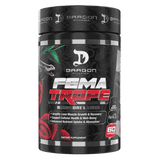 Frasco de 60 cápsulas de Fematrope de Dragon Pharma, anabólico natural para mujeres.