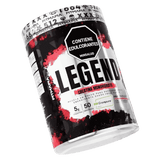 Pote de Legend de Fitmafia, 50 servicios de creatina con HMB sabor fruit punch.