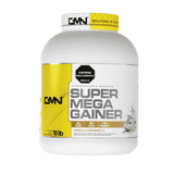 Pote de 10 libras de Super Mega Gainer de GMN, ganador de peso gigante.