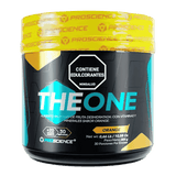 Frasco de The One Multivitamínico de Proscience sabor naranja, 30 servicios.
