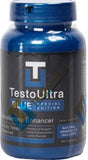 Frasco de Testo Ultra Blue, 60 cápsulas de potenciador de testosterona.

