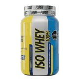 Pote de 2 libras de Iso Whey de Healthy Sports, proteína de suero aislada.