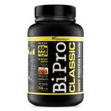 Pote de 2 libras de Bipro Classic sabor chocolate, la proteína de suero isolada pura de Nutramerican.
