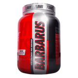 Pote de 2 libras de Barbarus de Healthy Sports, la proteína todo en uno con creatina y HMB.