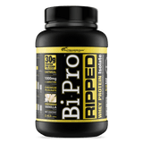 Pote de 2.4 libras de Bipro Ripped, proteína isolada con quemador de grasa de Nutramerican.

