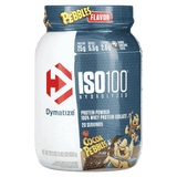 Pote de 1.3 libras de ISO 100 Hydrolyzed de Dymatize sabor cocoa pebbles.