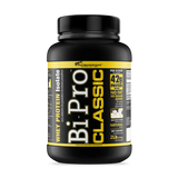 Pote de 2 libras de Bipro Classic sabor Natural, la proteína de suero isolada pura de Nutramerican.
