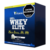 Bolsa de 10 libras de Whey Elite de Vitanas, proteína de suero nacional en formato ahorro.