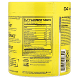 Tabla nutricional de C4 Original de 30 servicios.